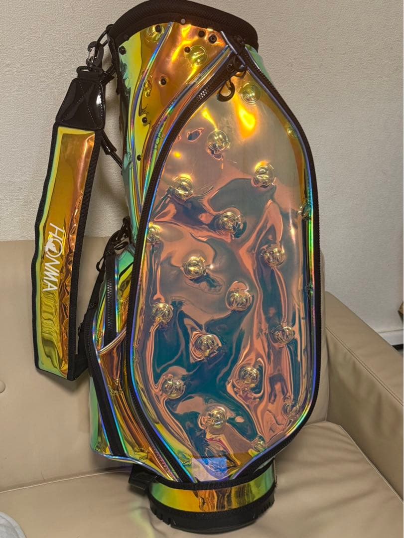 【送料込み】激レア非売品　ホンマ　スケルトンキャディバッグ 希少