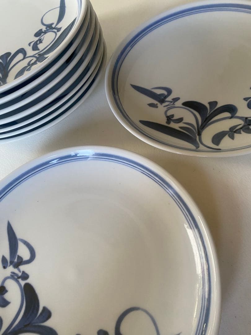 砥部焼　プレート　9枚　皿　和食器　まとめ売り