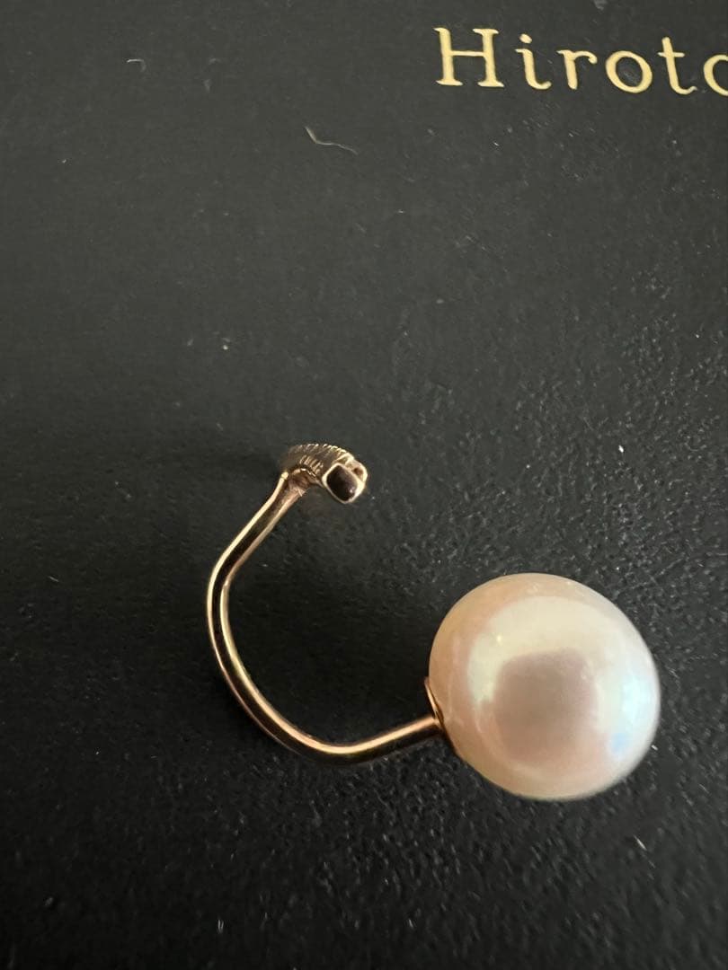 ヒロタカ★Hirotaka PGB03 ダイヤ×パール ピアス（右耳用）