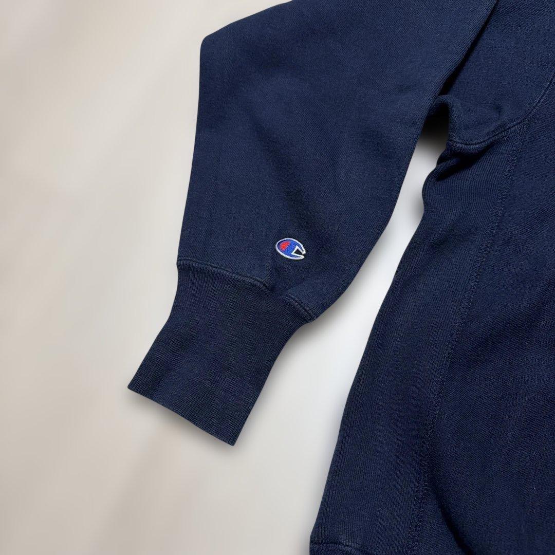 90s 刺繍タグchampion リバースウィーブ vintage ネイビー