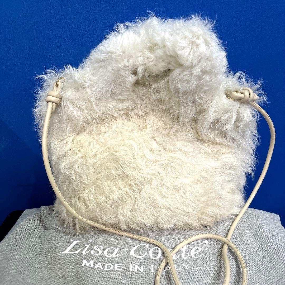 lisa conte ファー リバーシブル バッグ ヤマダヤ リサコンテ