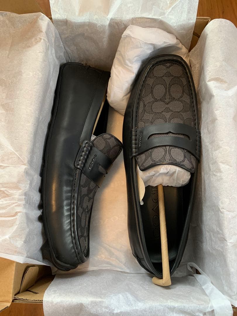 コーチ　リアム ドライバー・シグネチャー ジャカード　ブラック