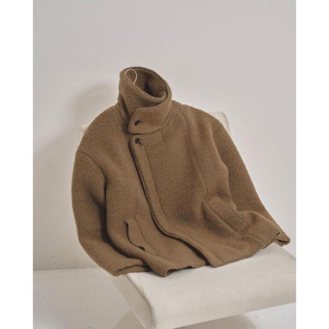 新品未使用_TODAYFUL Standcollar Boucle Jacket