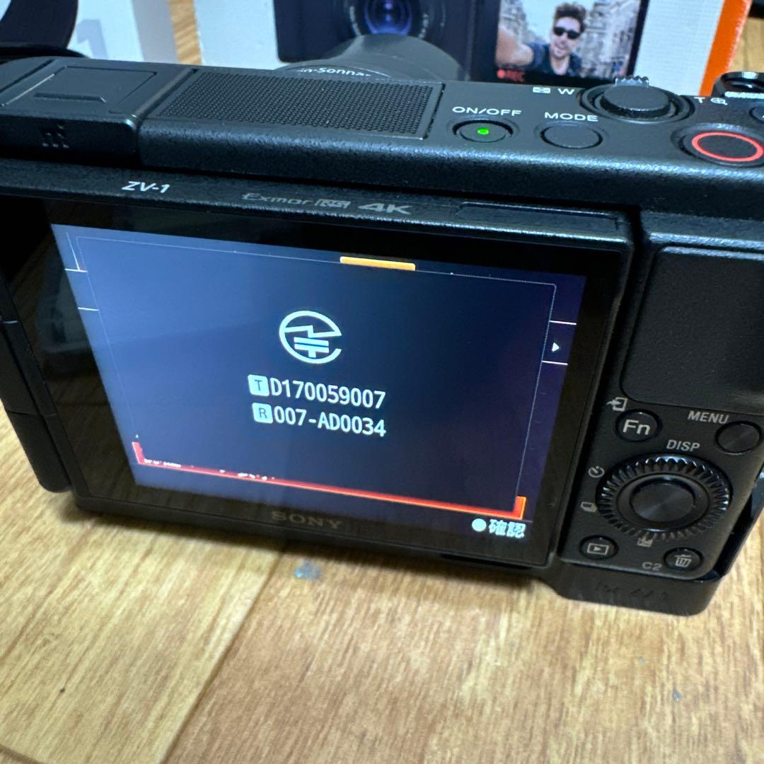 sony zv-1 本体と付属品