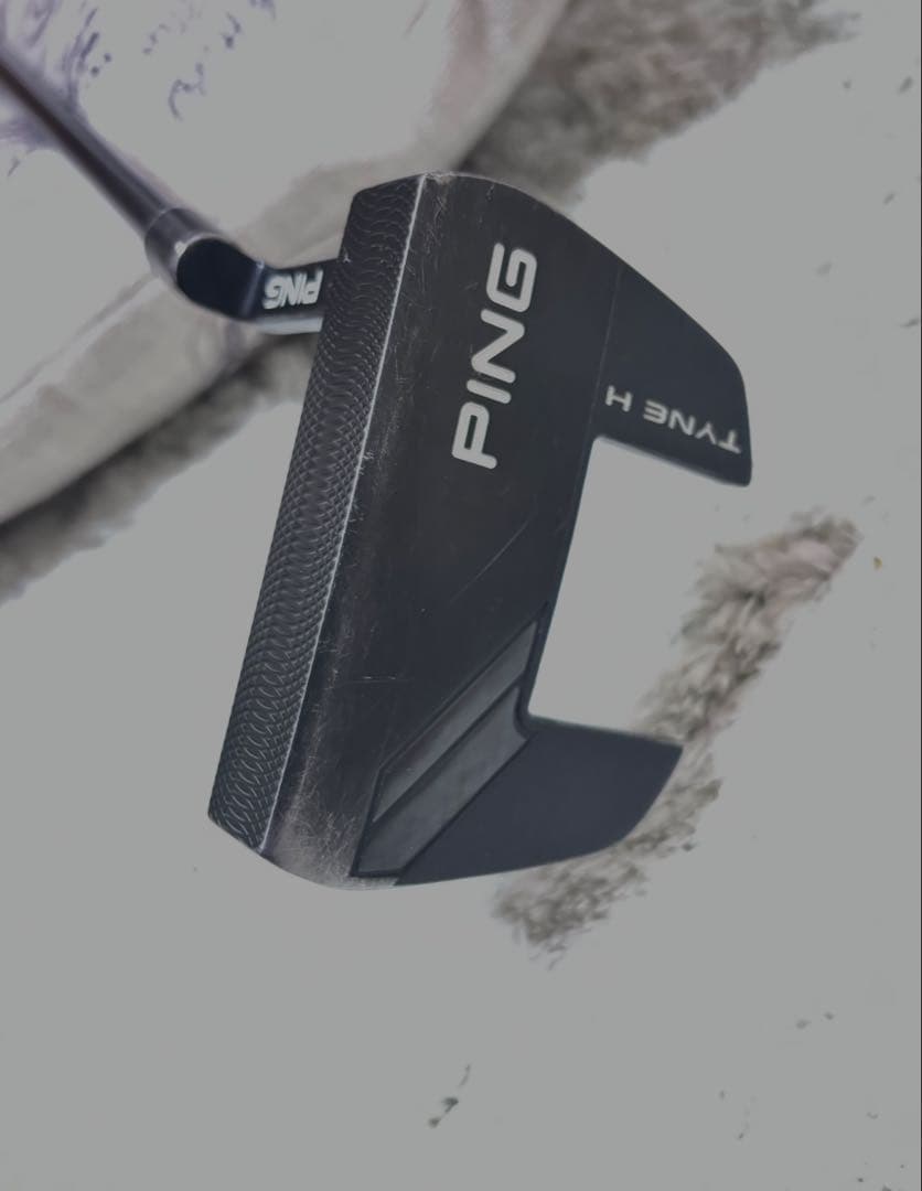 ピン　パター　TYNE H ネオマレット　削り出し　34インチ