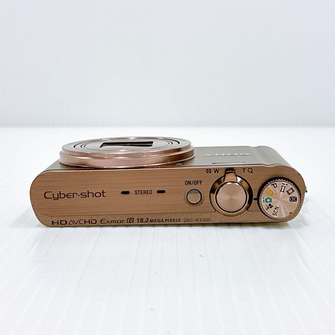 EZ-013【完動品 microSD付】SONY DSC-WX300 ブラウン