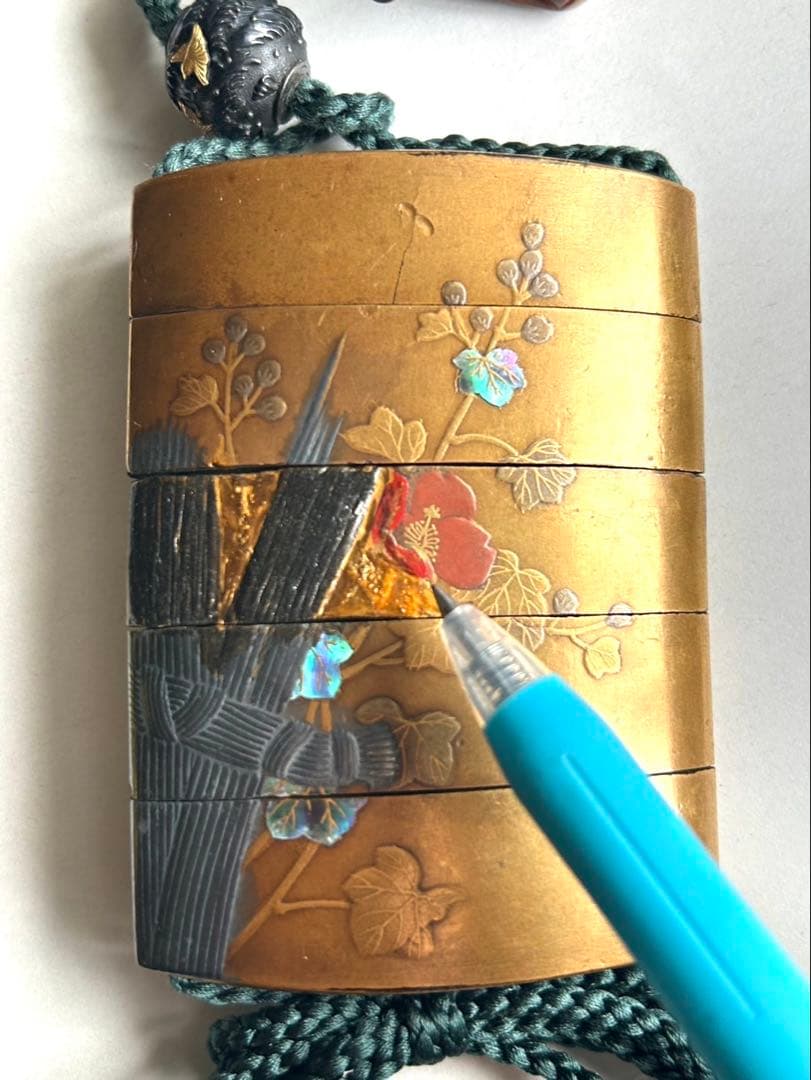 時代物　蒔絵印籠