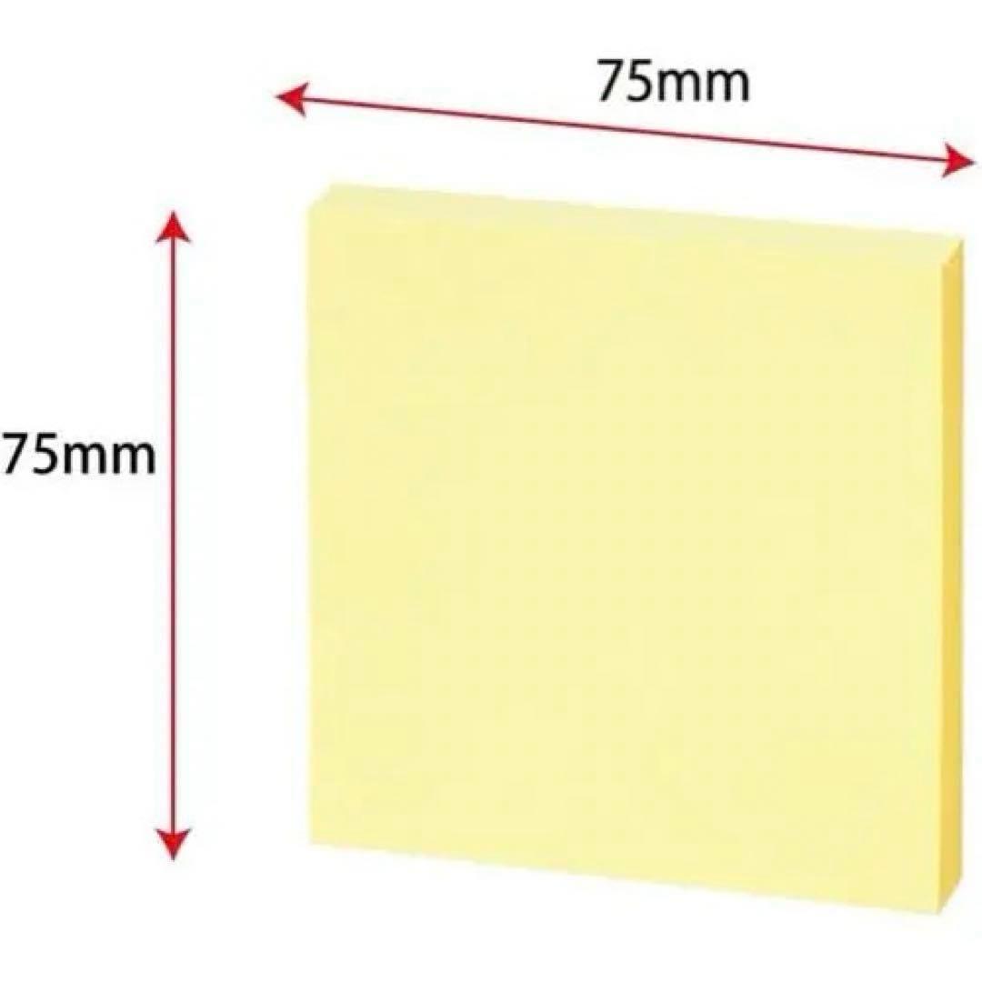 ふせん 付箋 事務 メモ 大容量 正方形 100冊 4色 コクヨ 大容量