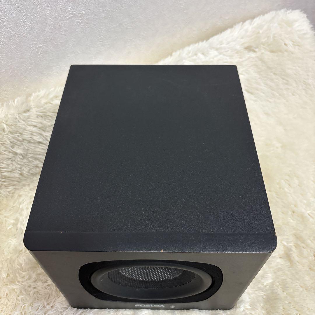Fostex PM-SUBmini アクティブサブウーファー　RCAケーブル付き