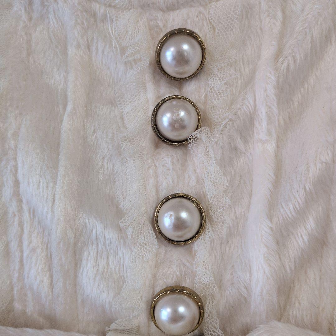 LIZ LISA アイボリー リボン付きワンピース