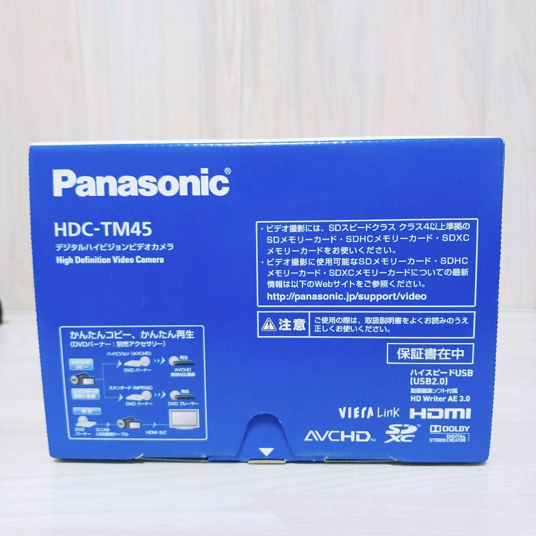 Panasonic　HDC-TM45　デジタルハイビジョンビデオカメラ　箱付き
