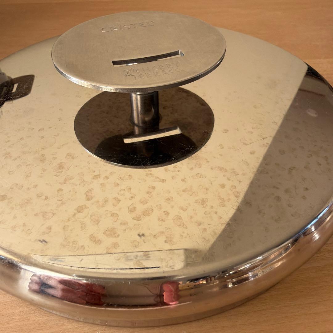 クリステル 深鍋 16/18/20cm 蓋付き 3点セット ハンドル2種