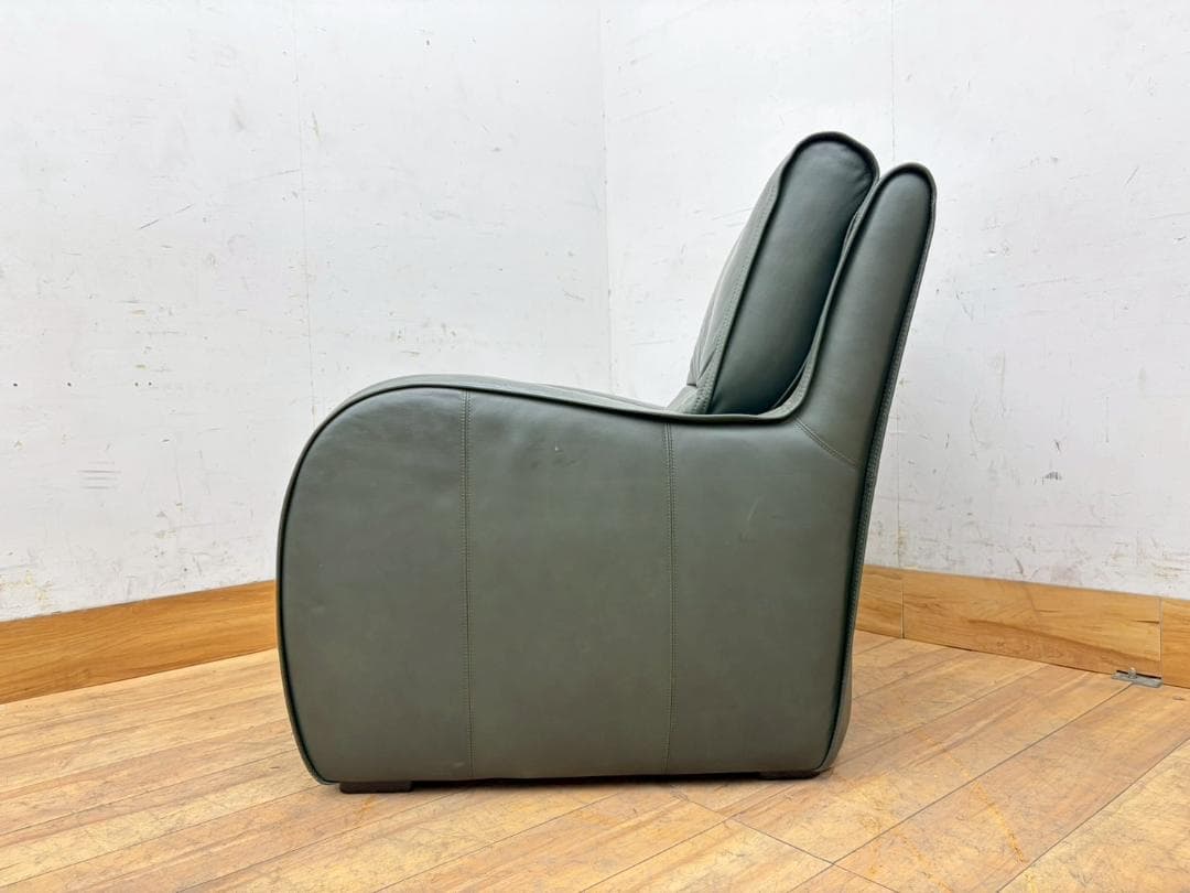 T8003☆ドマーニ☆domani☆エクセルライフ☆本革☆シングルソファ