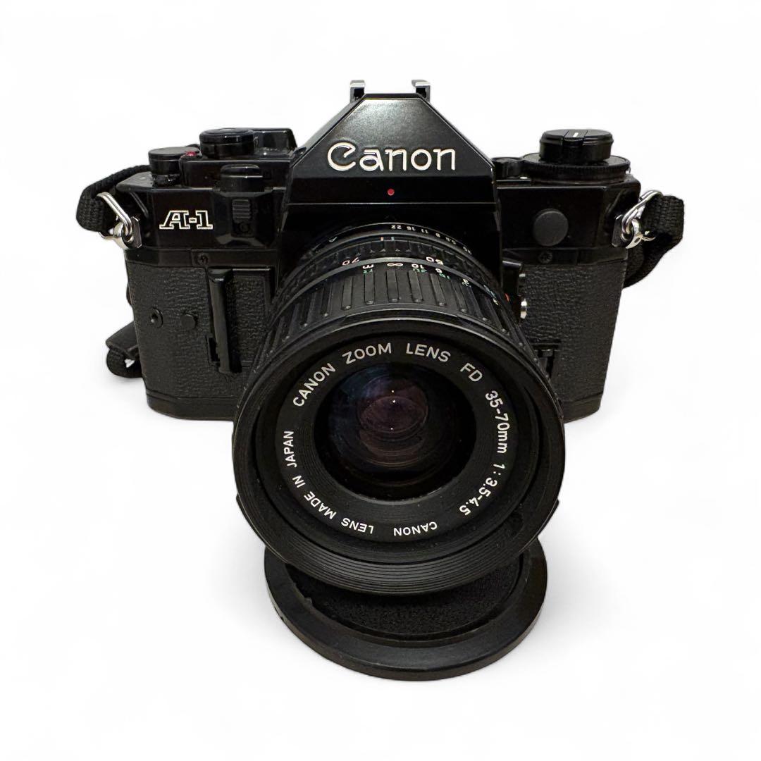 【極美品】希少品Canon A-1 FD 35-70mm一眼レフフィルムカメラ
