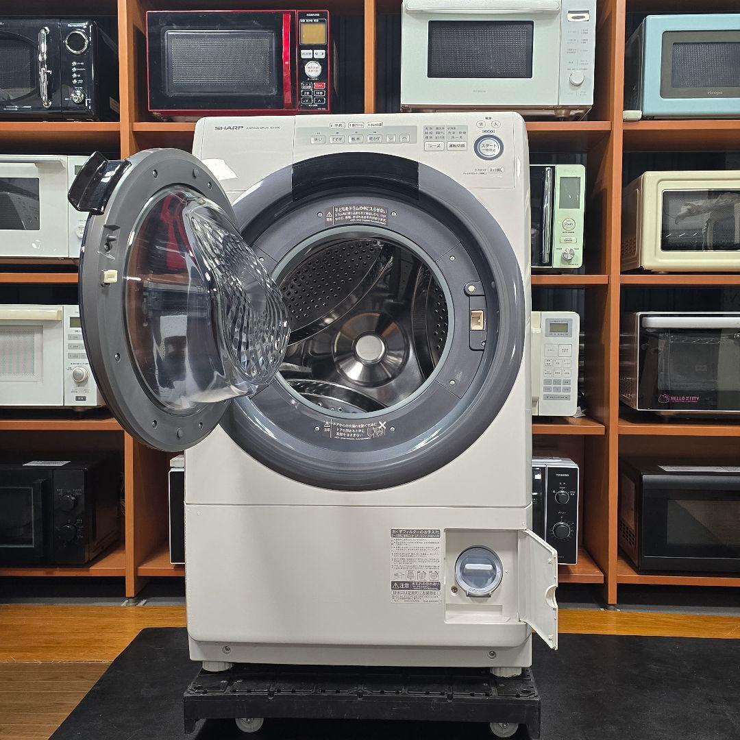 【完全分解洗浄済み】SHARP 7KG ドラム式洗濯機 2018年製