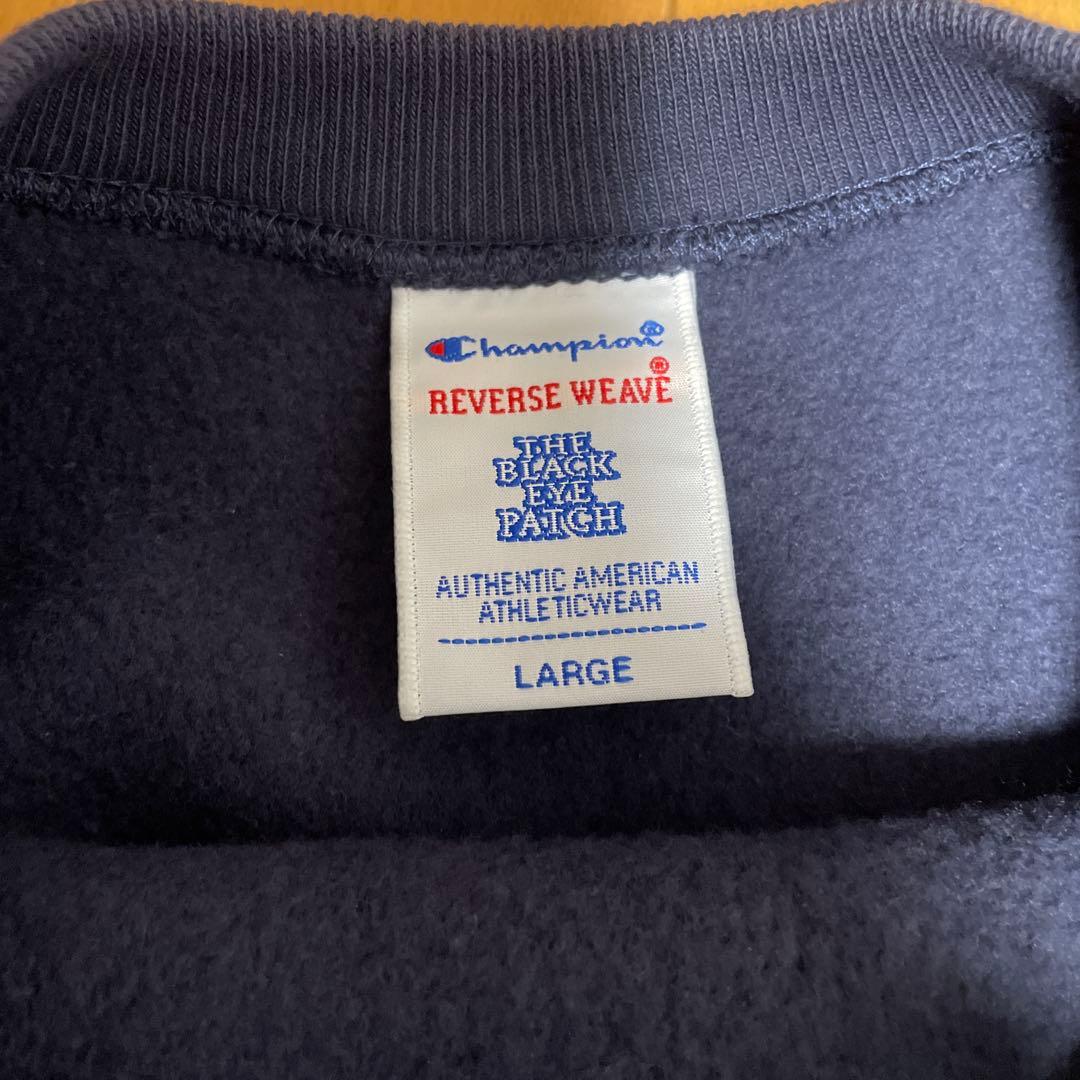 Champion The Black Eye Patch トレーナー L