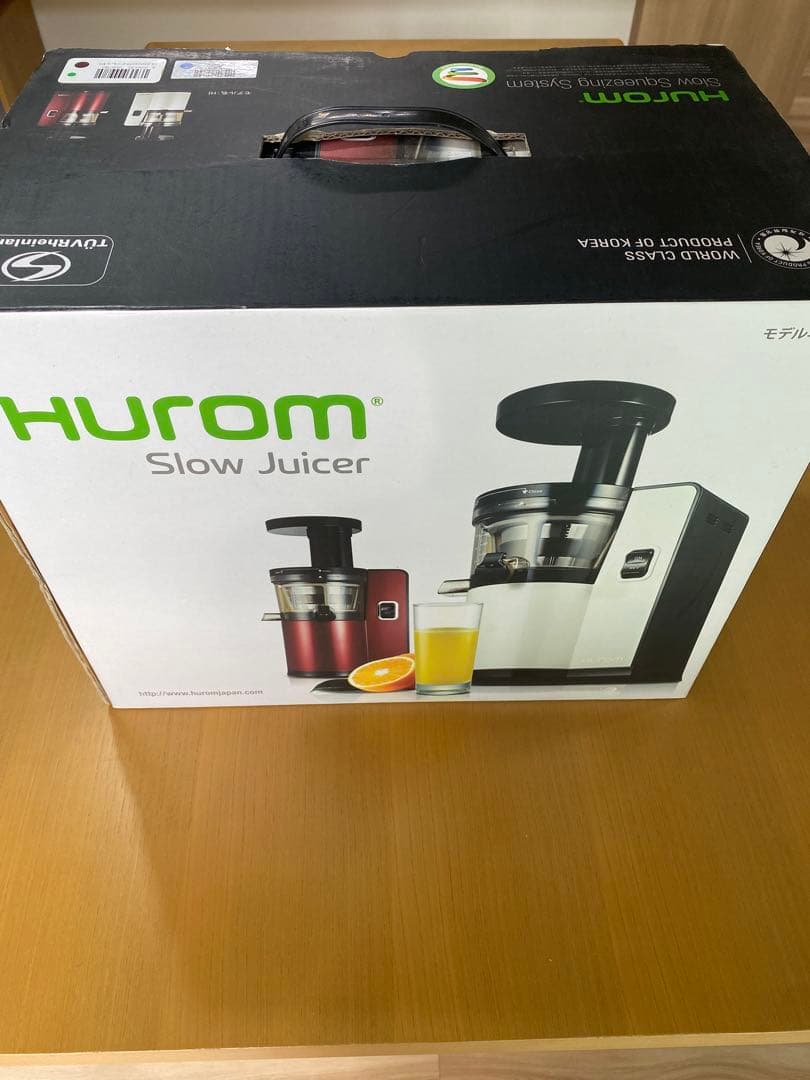 【極美品】HUROMスロージューサー(ワインレッド)