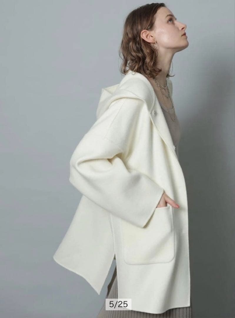 新品未使用タグ付 CADUNE カデュネ　フードリバーコート