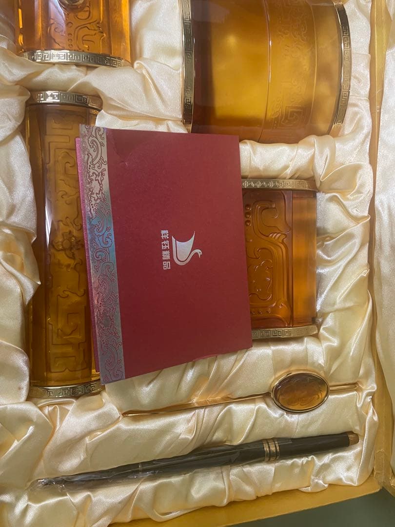 琥珀色のカトラリーセット