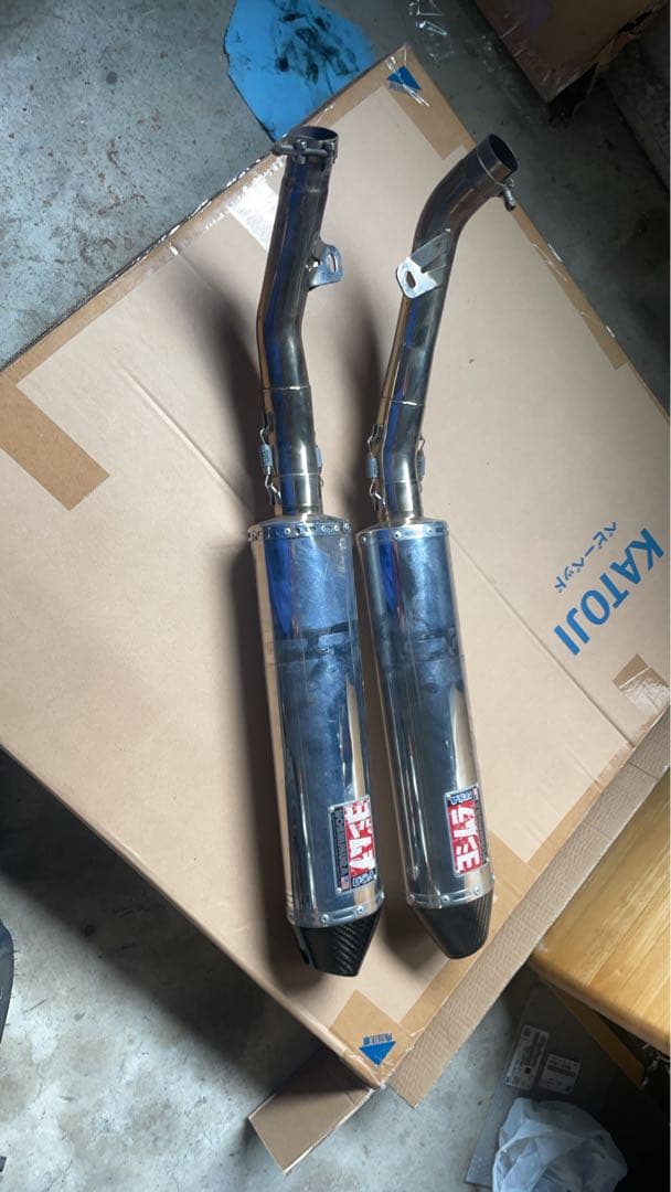 VTR SP2 USヨシムラ　マフラー 転倒スリキズあり　排気漏れ　破れなし