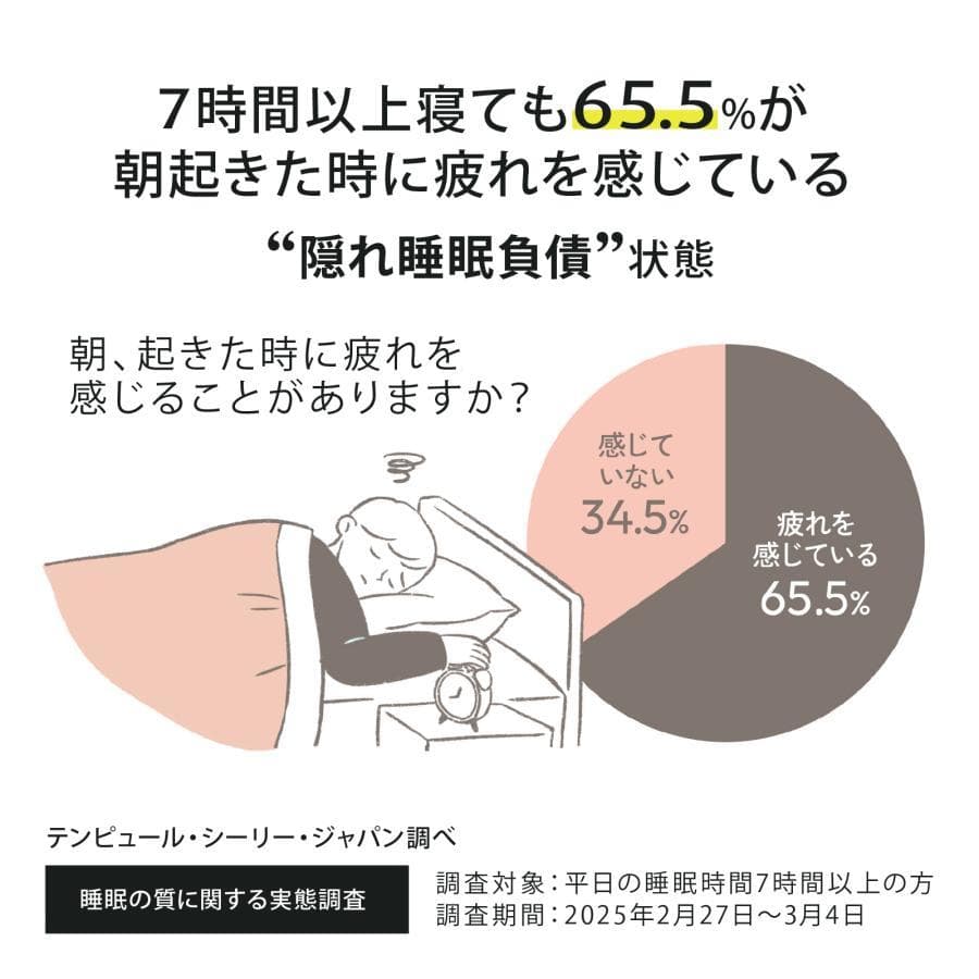 テンピュール マットレス 三つ折り【シングル】イーズ フトン／厚み6cm 日本製