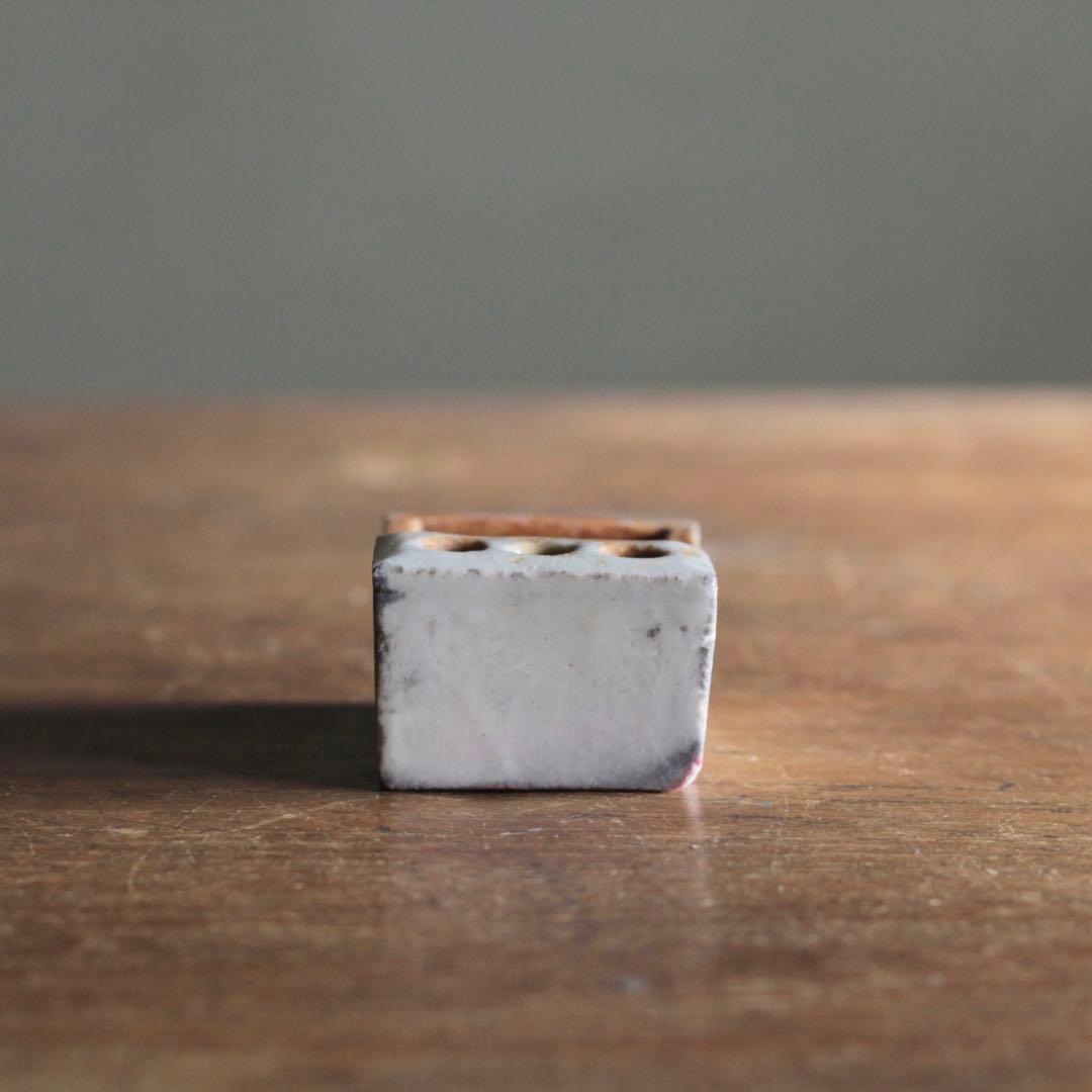 とろとろ肌 小さな 白磁 筆洗 古道具 アンティーク