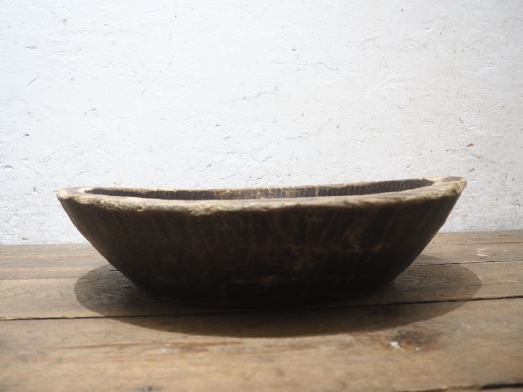 1320 W50cm レトロなこね鉢　捏ね鉢　蕎麦打ち　うどん　古道具　木皿