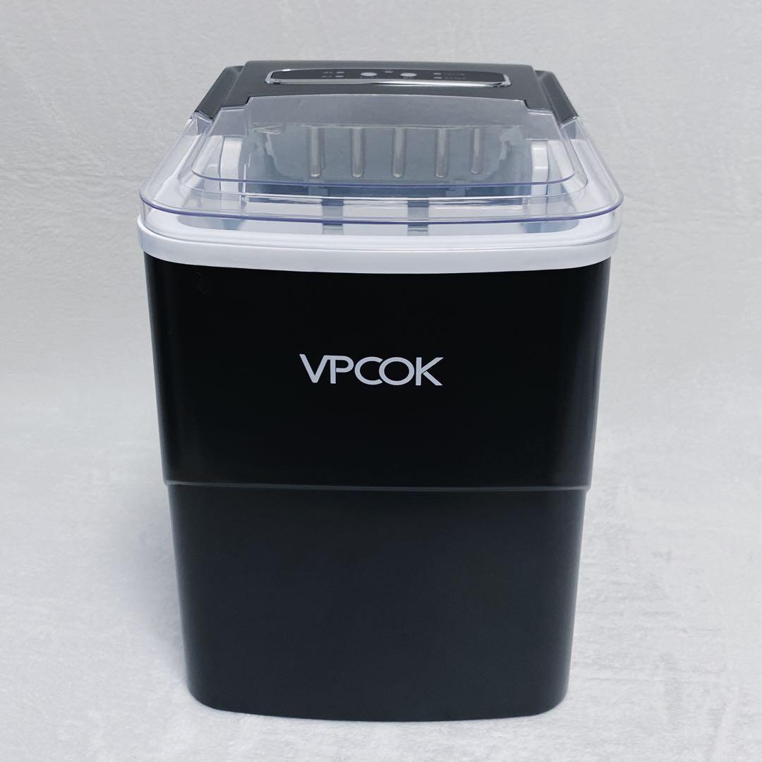 美品　VPCOK　ポータブル型製氷機　自動製氷機　家庭用　HZB-12　ブラック