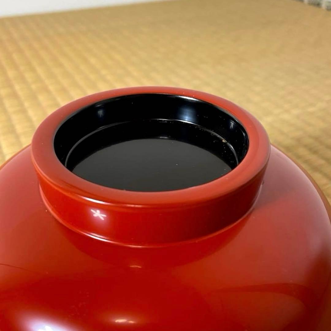 #XG553 ⭐️②点売り・輪島塗・輪島屋本店謹製・輪島塗粥椀・未使用・美品・共箱