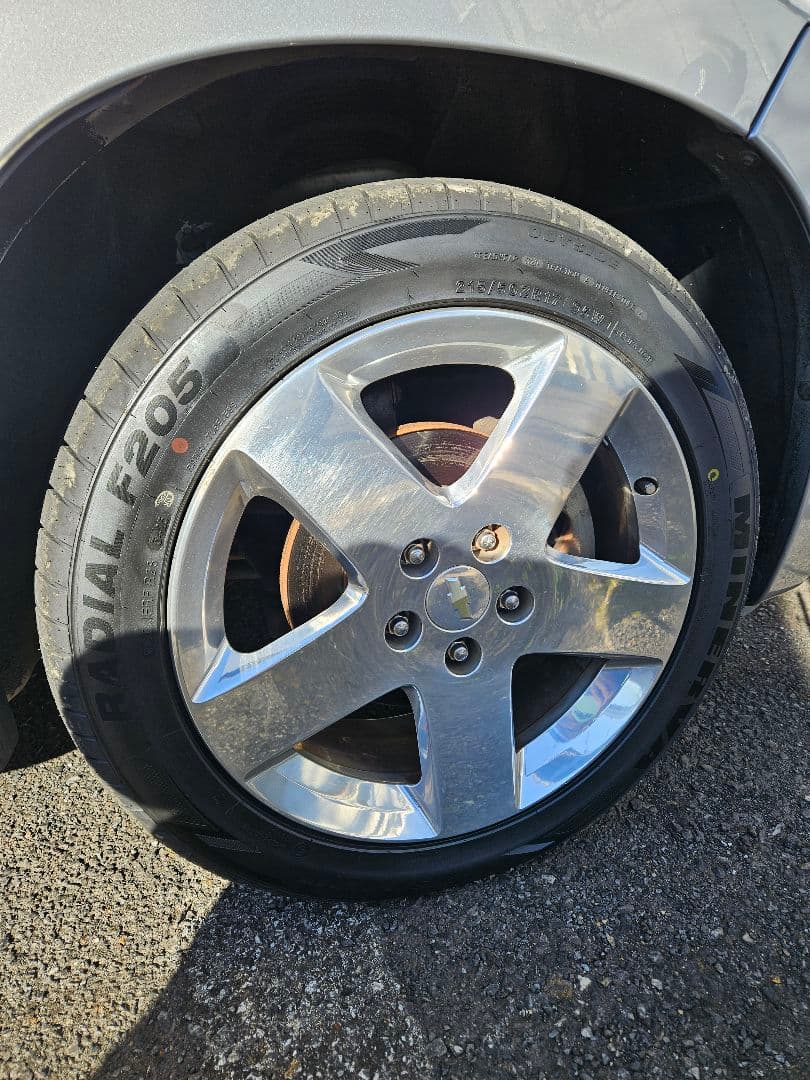 シボレーhhr純正アルミ17 215/50r17OPELジープレネゲードコンパス