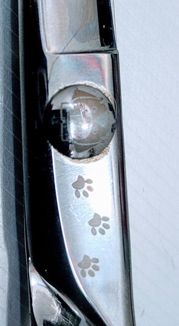 犬用トリミングハサミ チョッキンシザー　 肉球デザイン