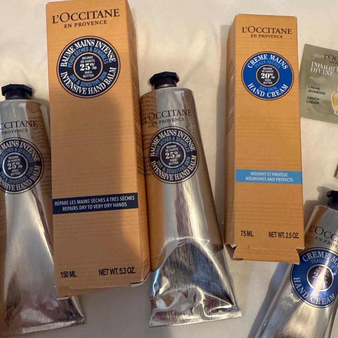 L'Occitane ハンドクリームセット 150ml ×2 75ml×1set
