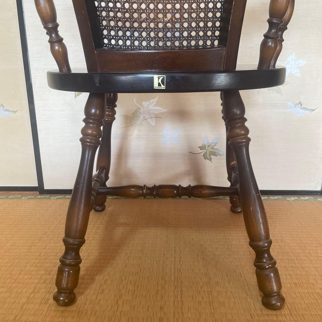 最終値下げ　飛騨産業　キツツキ　穂高　アームチェアー　イス　 木製