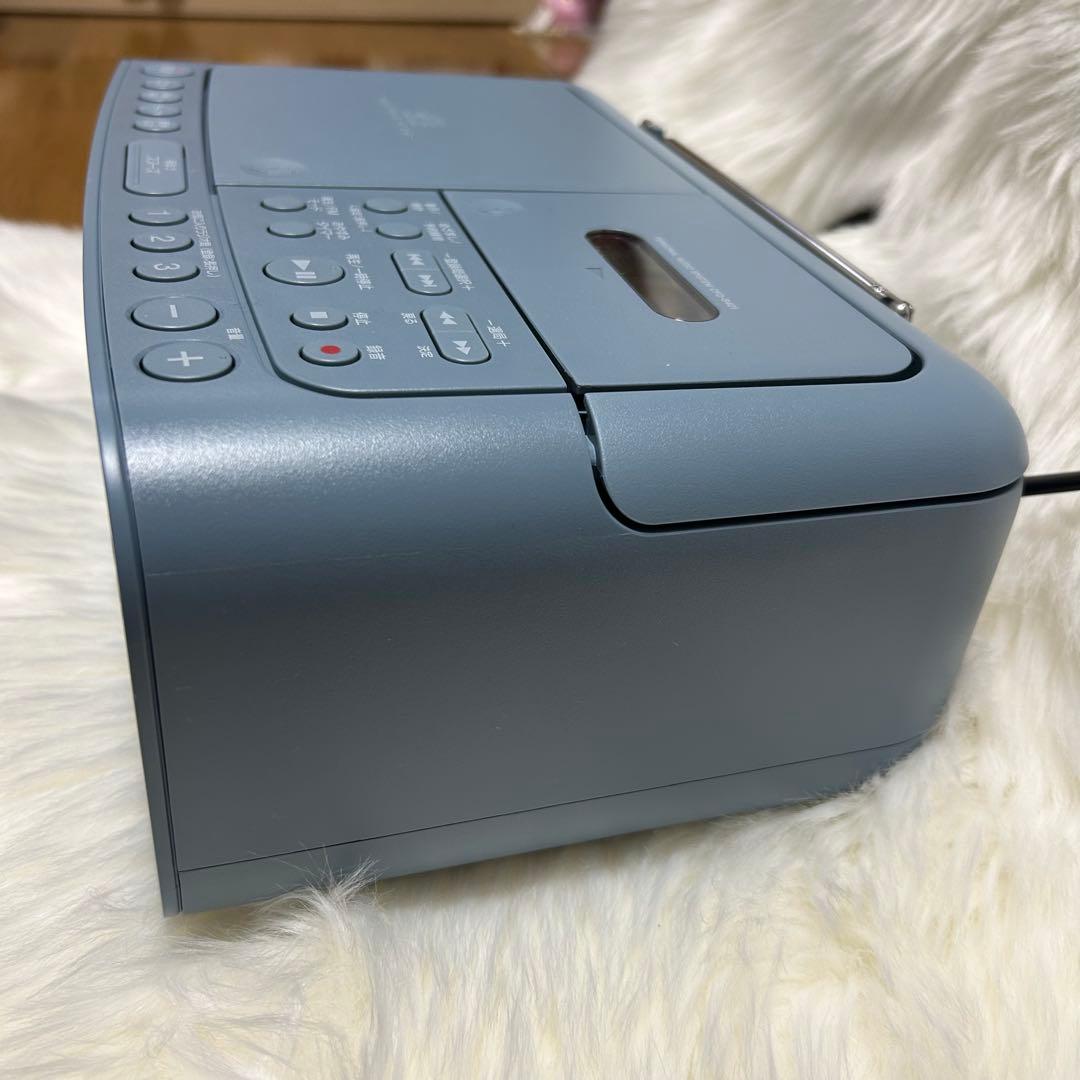 SONY CFD-S401 CDラジオカセットレコーダー　ブルーグレー