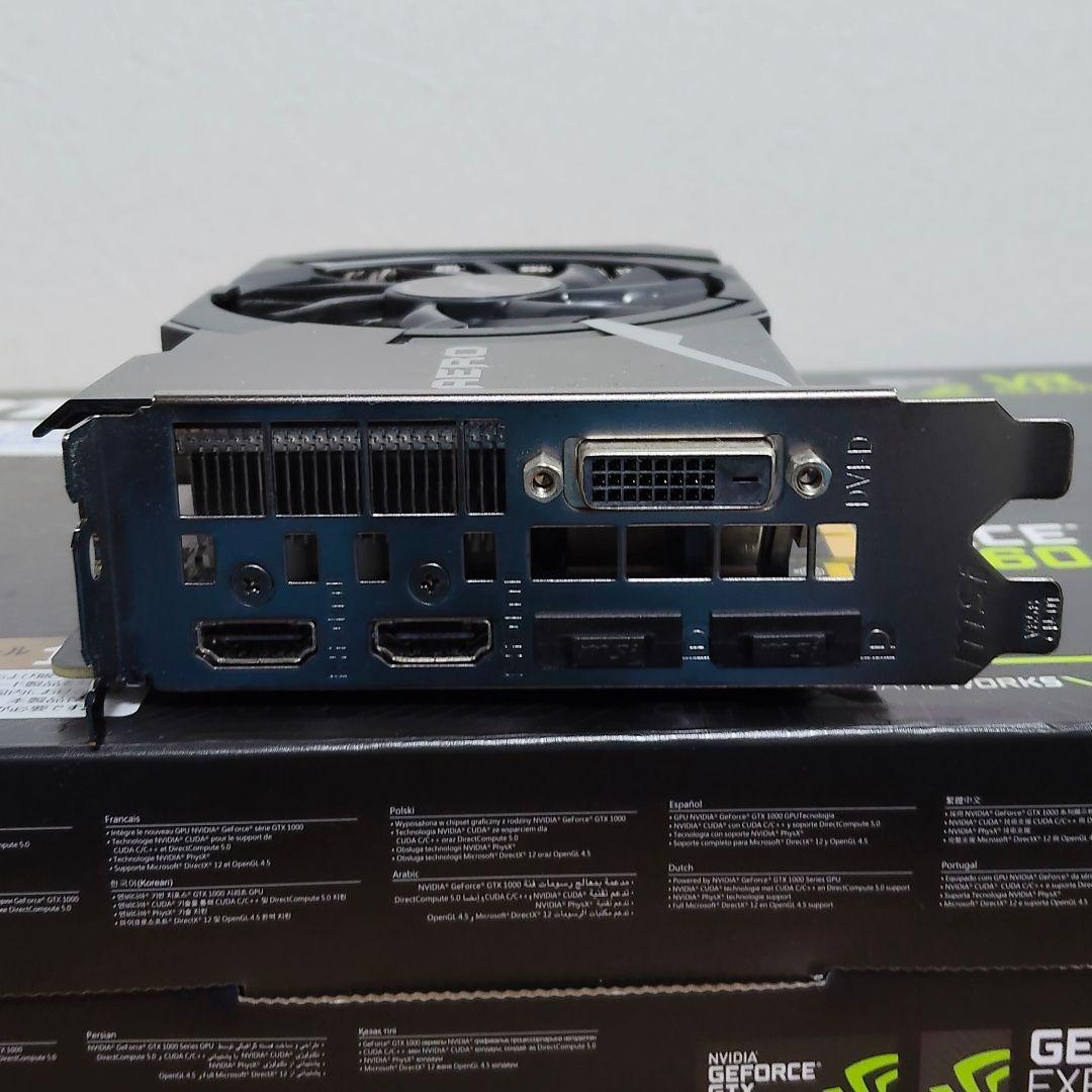 グラフィックボード・グラボ・ビデオカード MSI Geforce GTX 1060 AERO ITX 6G OC