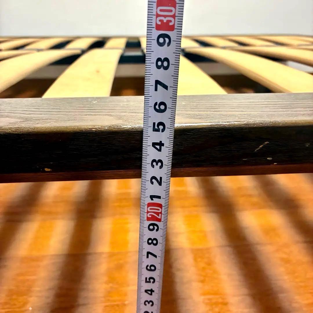 無印良品　ダブルベッド　ウォールナット材　送料無料