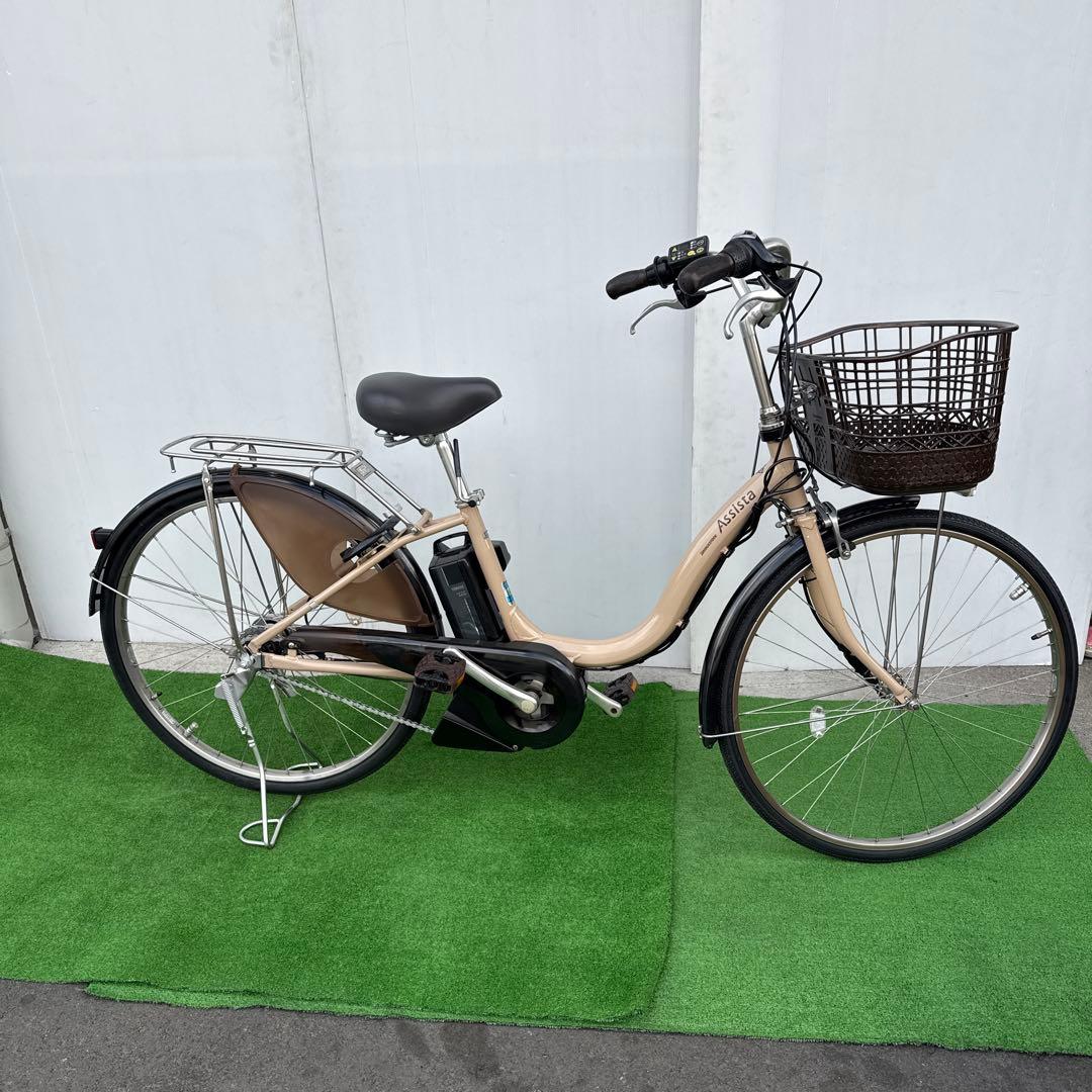 ブリヂストン電動アシスト自転車26インチ 12.3Ah イエロー