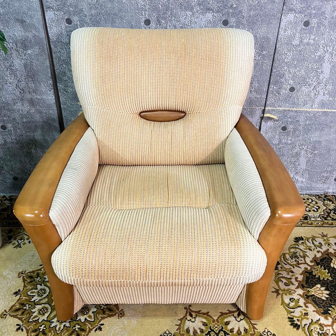 ꧁カリモク家具 karimoku꧂1人掛けアームソファ 1P リビングチェア