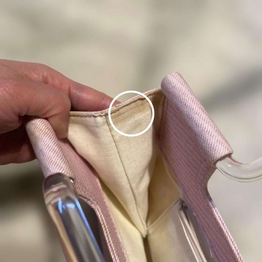 極希少❗️レア　courrèges クリアハンドル　ハンドバッグ　ピンク　ミニ