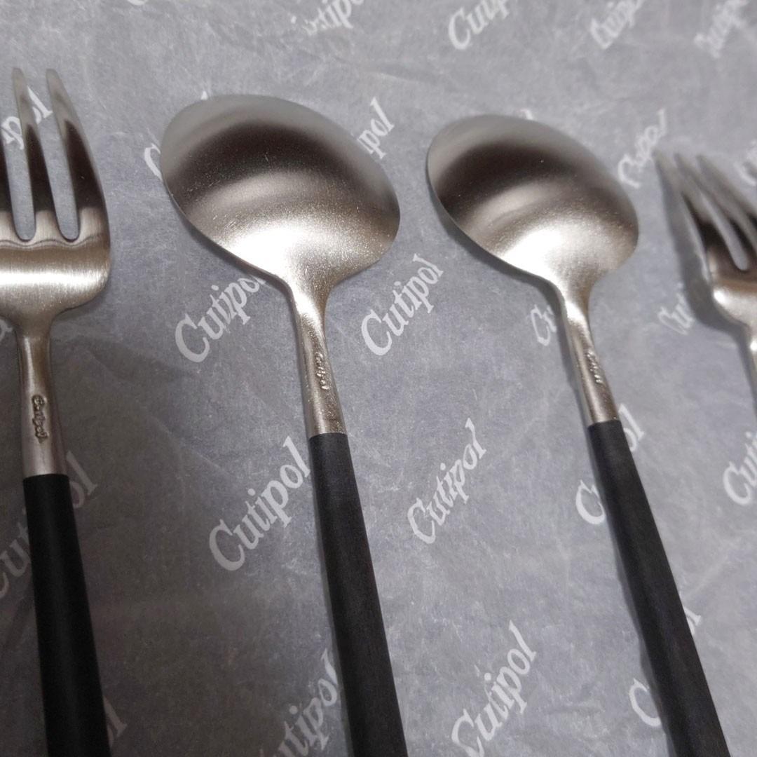 クチポール　GOA ③　6本セット　ゴア　デザートスプーン　デザートフォーク