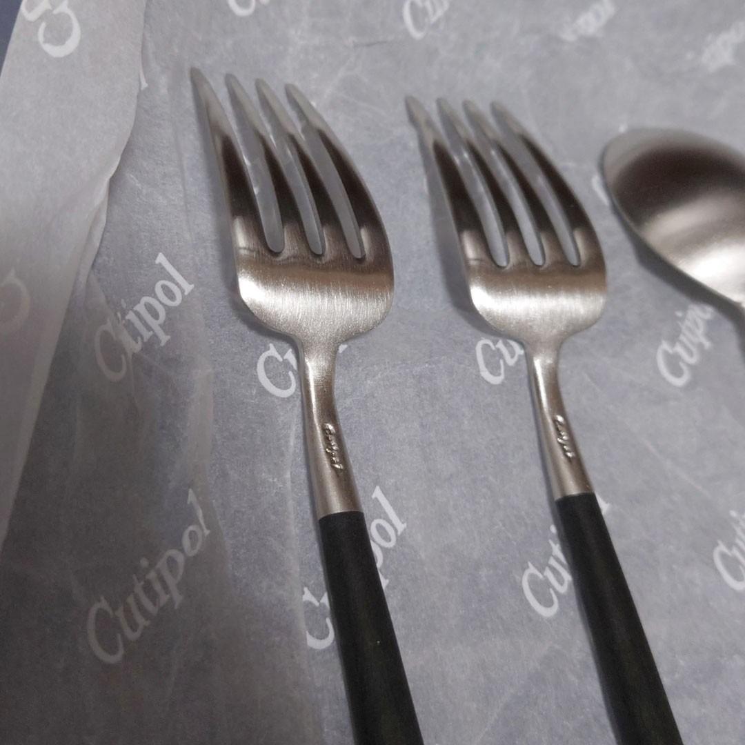 クチポール　GOA ③　6本セット　ゴア　デザートスプーン　デザートフォーク