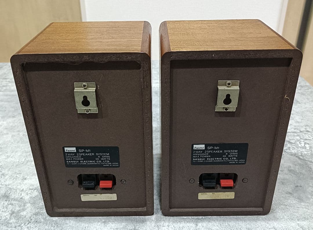 SANSUI サンスイ ブックシェルフスピーカー SP-M1 美品