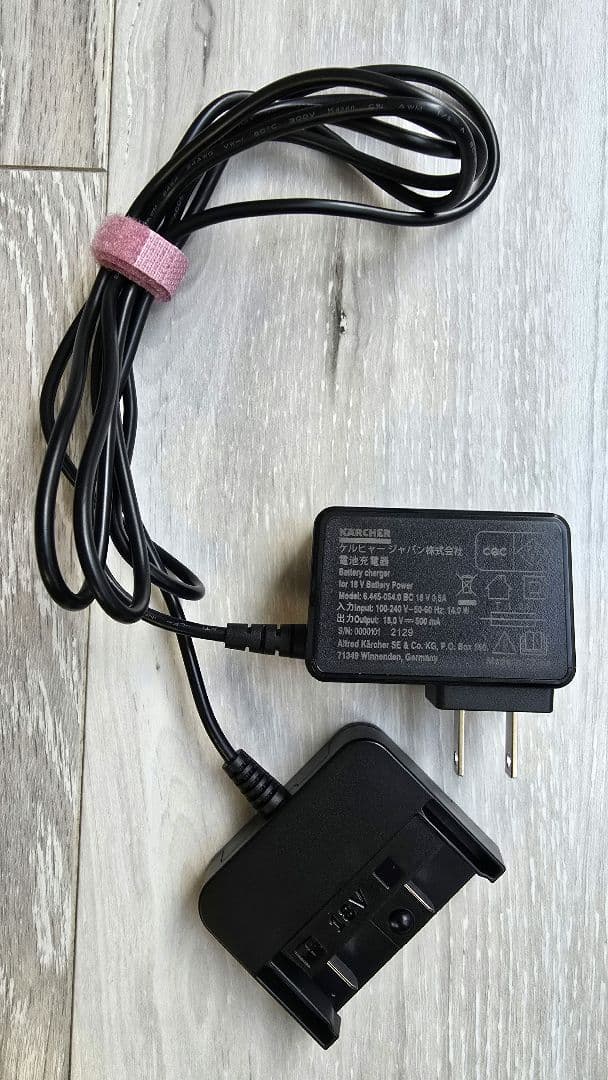 ケルヒャー◆KARCHER KHB6 モバイル高圧洗浄機+ホース+新品バッテリー