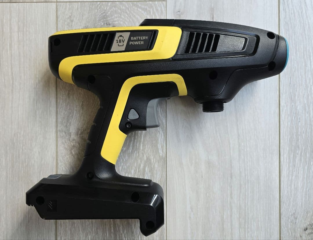 ケルヒャー◆KARCHER KHB6 モバイル高圧洗浄機+ホース+新品バッテリー