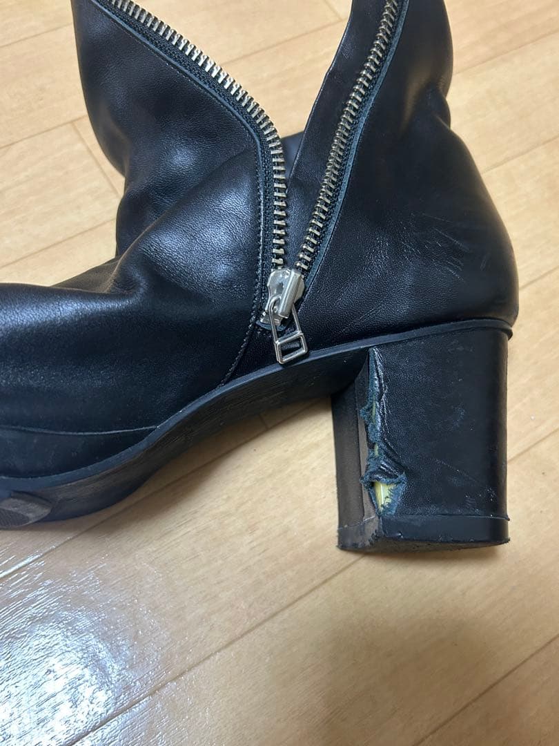 banal chic bizarre ヒールブーツ レザー