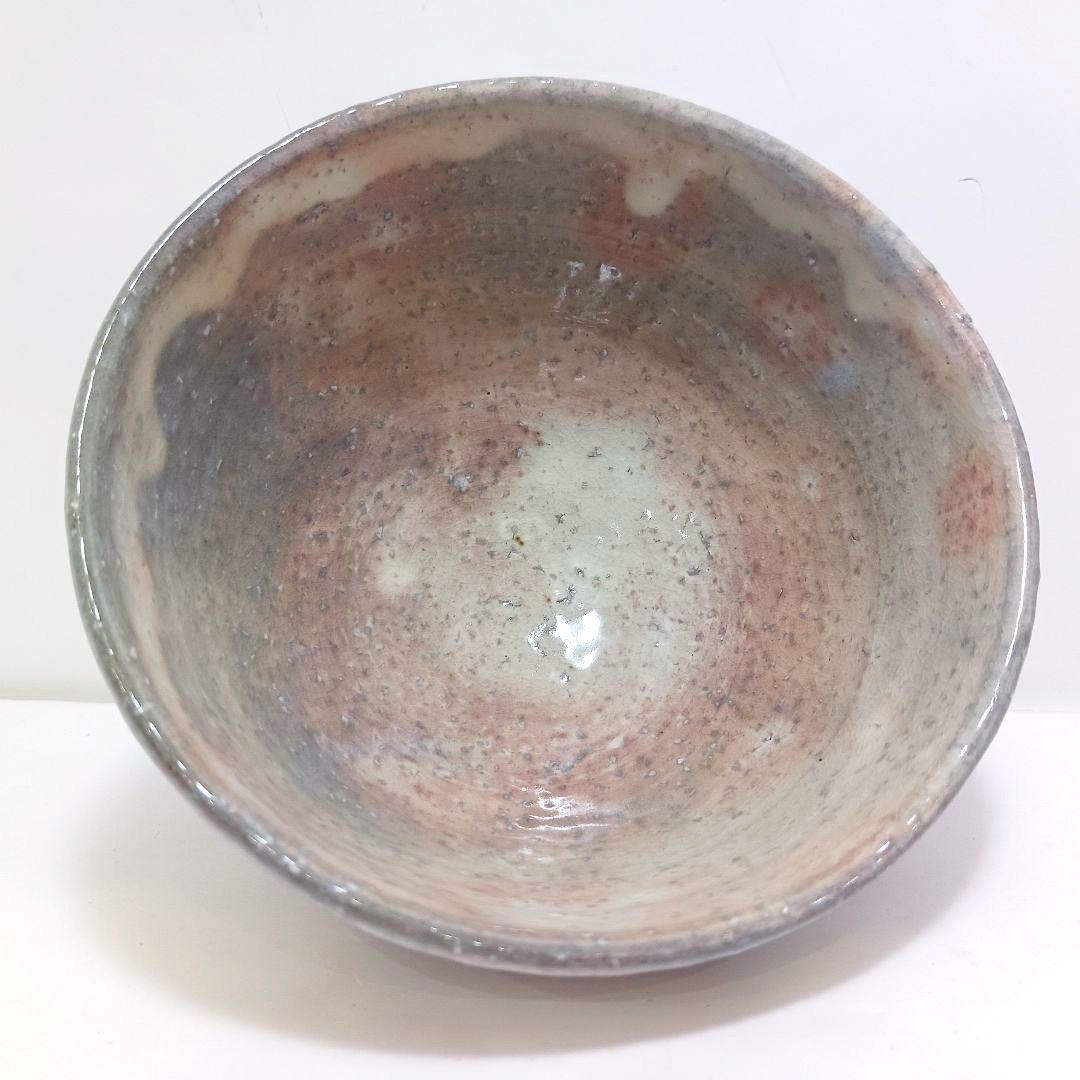 Y3122-95 茶道具 萩焼 椿秀窯 中原国輔 萩茶碗 共箱　　#9