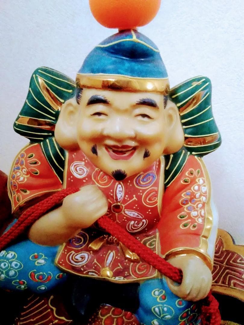 縁起物 昭和 恵比須様 陶器製置物 七福神 開運招福 商売繁盛