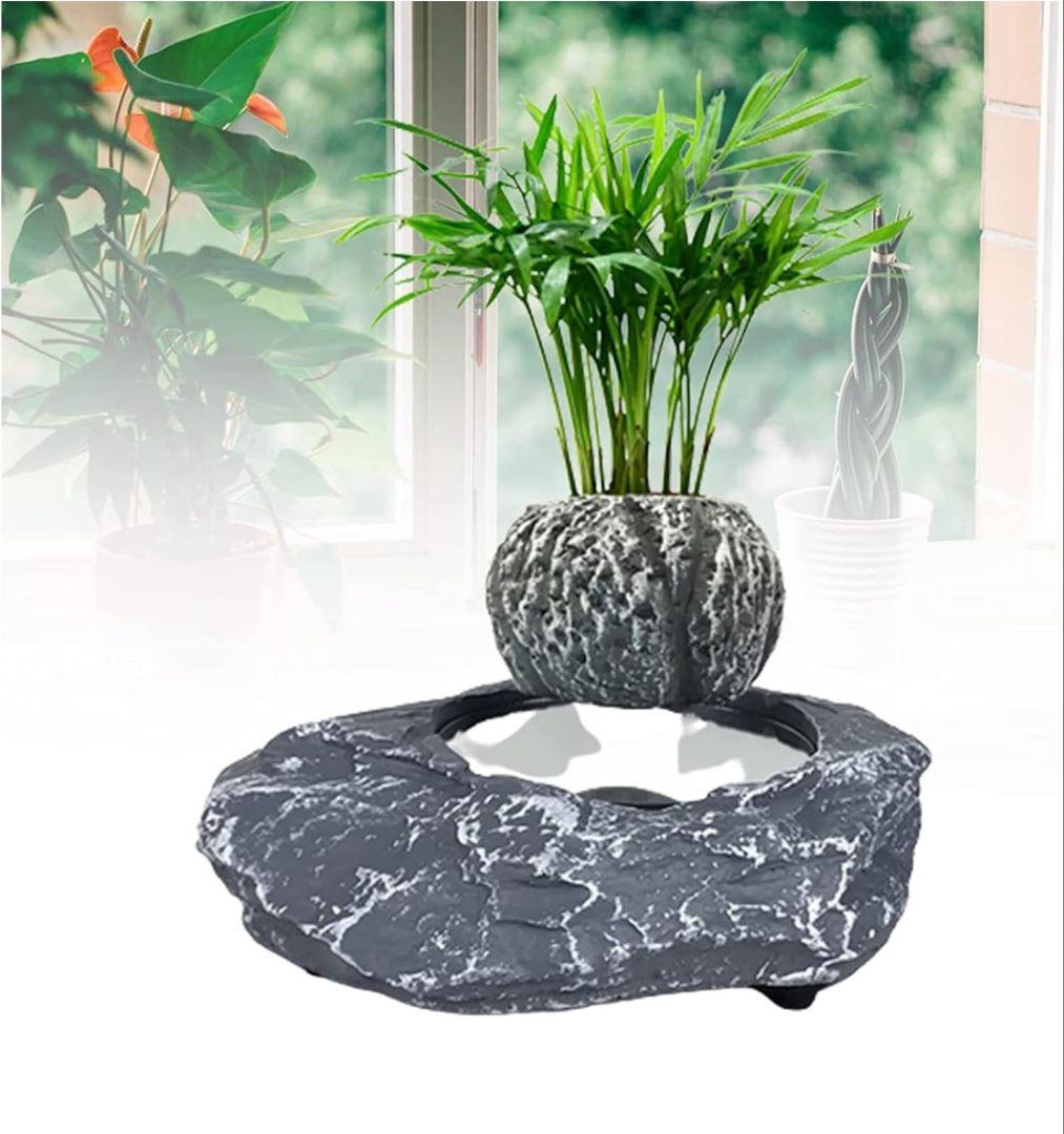空中盆栽 air bonsai 空気の装飾 磁気浮上 磁力台座 空飛ぶ盆栽 浮く