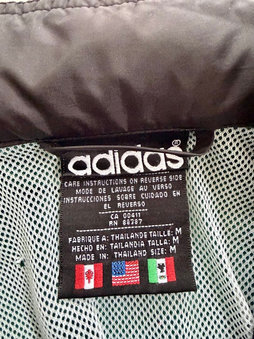 超スペシャル 常田大希着用 90s アディダス ナイロンジャケット M グリーン