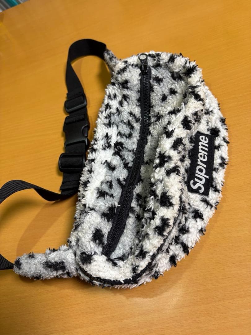 Supreme シュプリーム レオパード フリース ウエストバッグ　期間限定出品